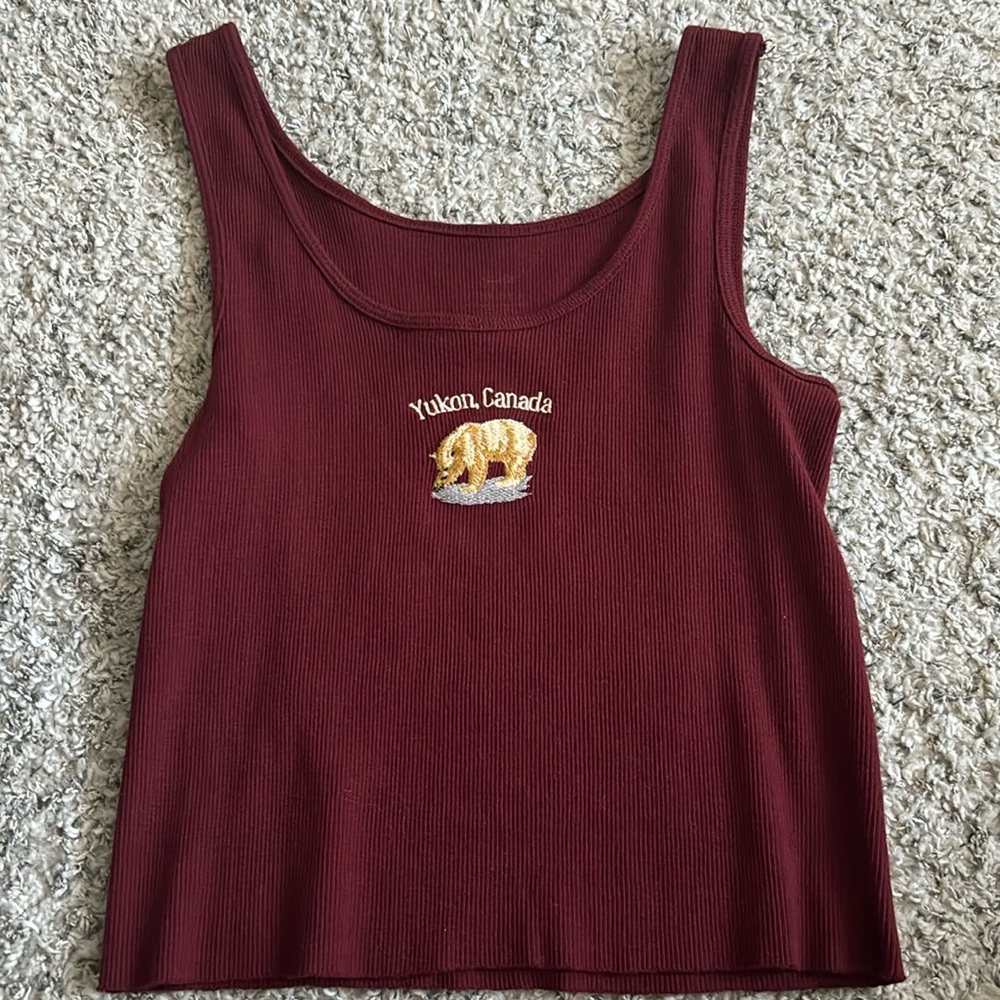 COPY - Brandy Melville tank top embroidered